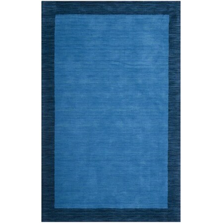 Safavieh Himalaya Hand Loomed Large Rectangle Rug- Light Blue - Dark Blue- 10 x 14 ft. HIM580A-10